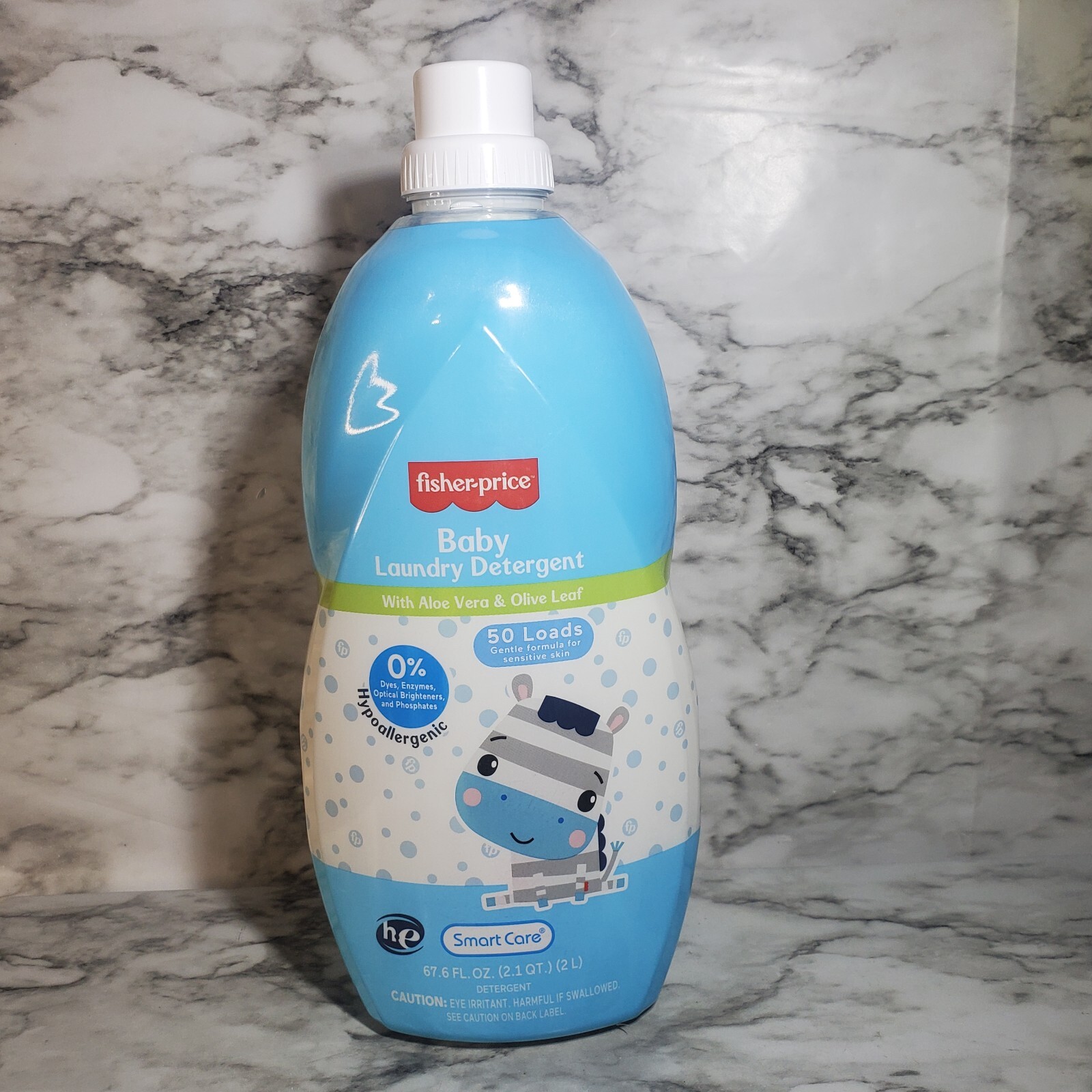 Fisher-Price Baby Laundry Detergent With Aloe Vera & Olive Leaf 50 Loads he