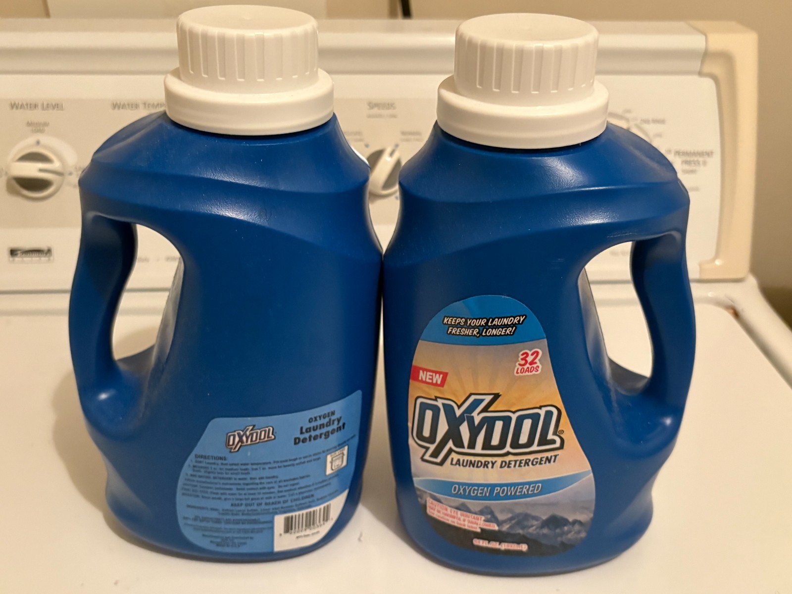 2 Pack Oxydol Liquid Laundry Detergent 42 oz Rain Fresh 21 Loads Stain Lifter