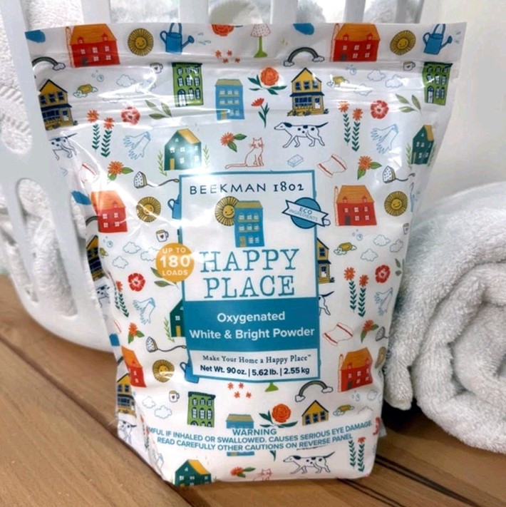 Beekman Happy Place 90 oz. (180 Loads) Oxygenated White & Bright Laundry Powder