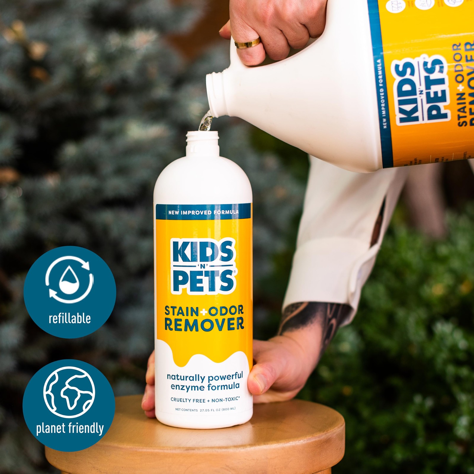 KIDS ‘N’ PETS – Instant All-Purpose Stain & Odor Remover – 128 fl oz (Packaging
