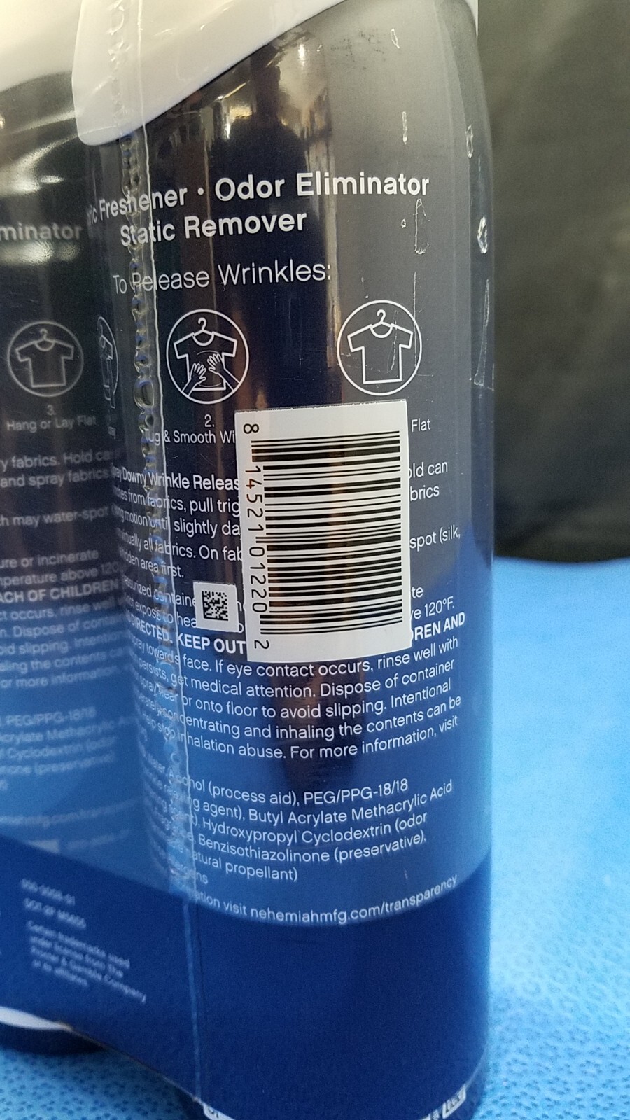 Downy WrinkleGuard Wrinkle Release Fabric Spray, Fresh Scent, 9.7 Oz (Pack of 2)