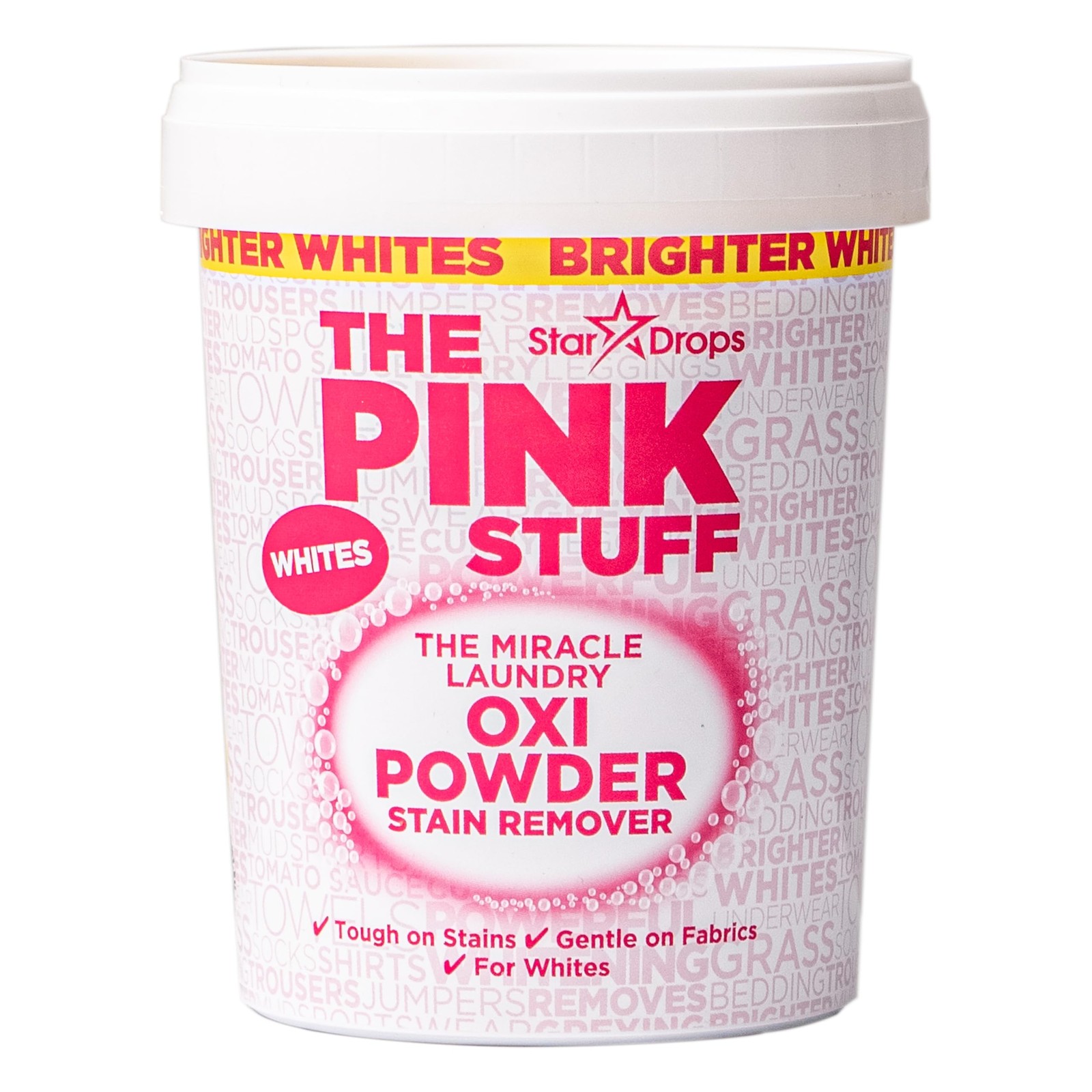 The Pink Stuff Oxi Powder Stain Remover for Whites 1 kg