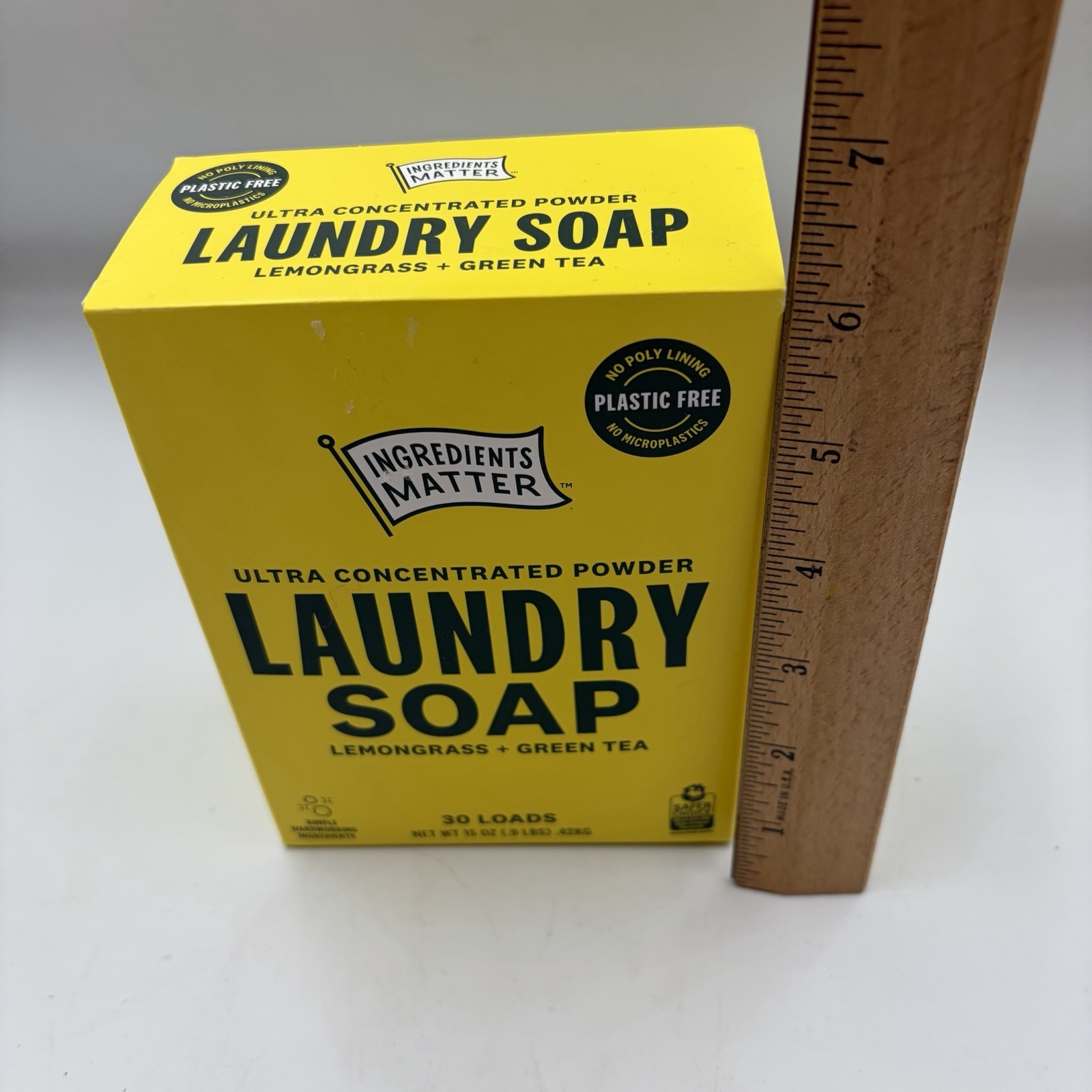 Ingredients Matter Ultra Concentrated Laundry Powder Lemongrass Green Tea 15oz