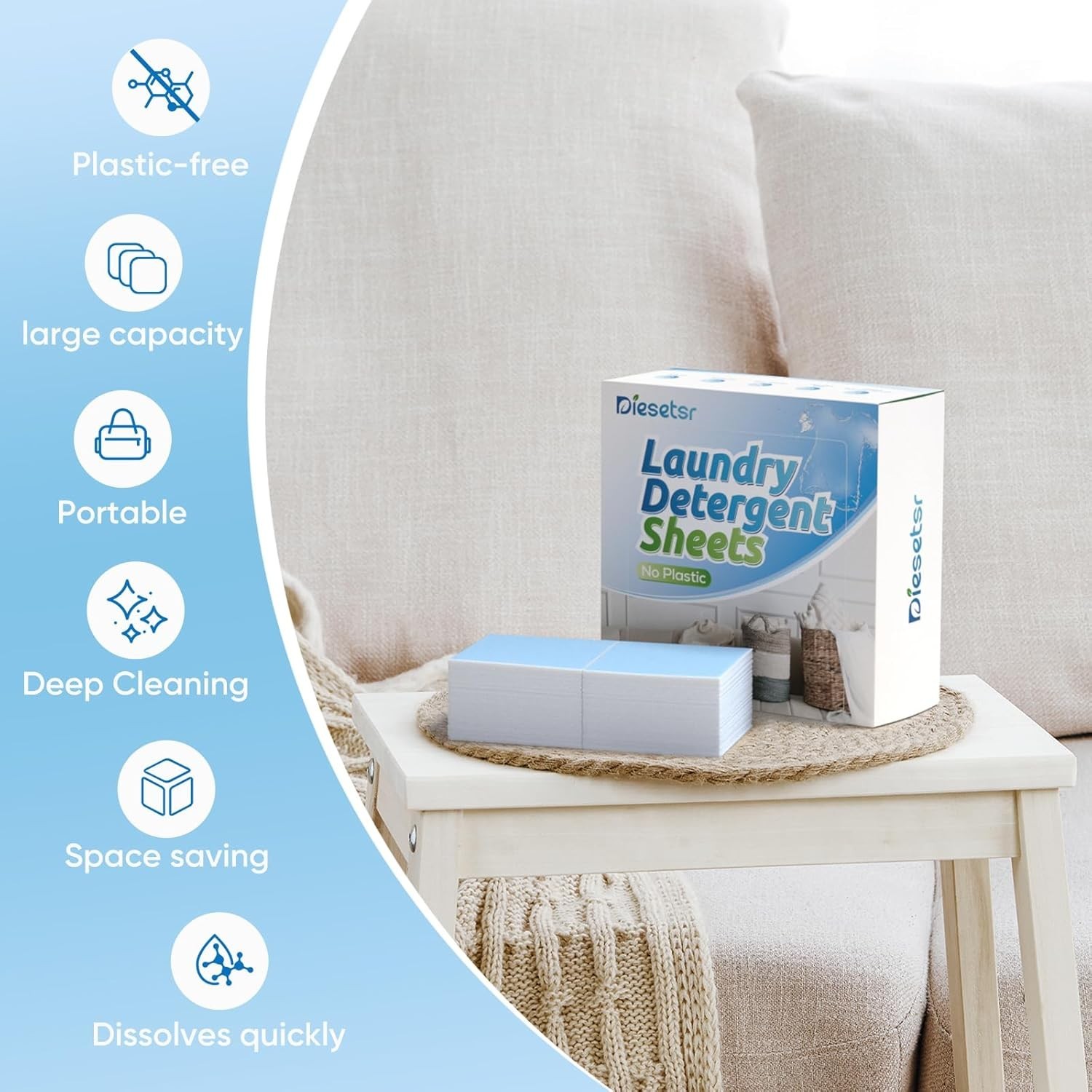 Laundry Detergent Sheets 300 Loads Laundry Sheets DetergentTravel Laundry Deter