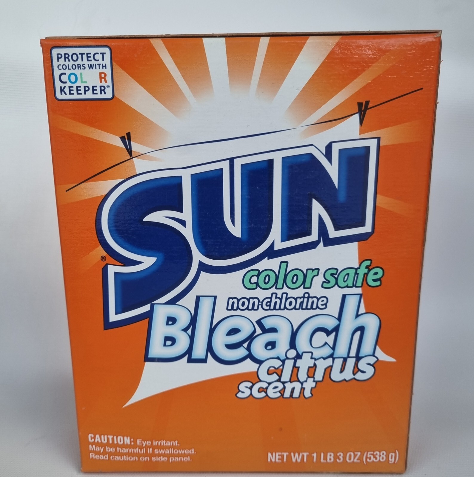 Vtg Sun Color Safe Bleach Non-Chlorine Bleach Citrus Scent 1.3 LB Powder