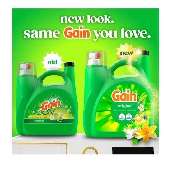 [HOT SALE] Gain Original Original HE Laundry Detergent 100 Loads 132 -fl oz