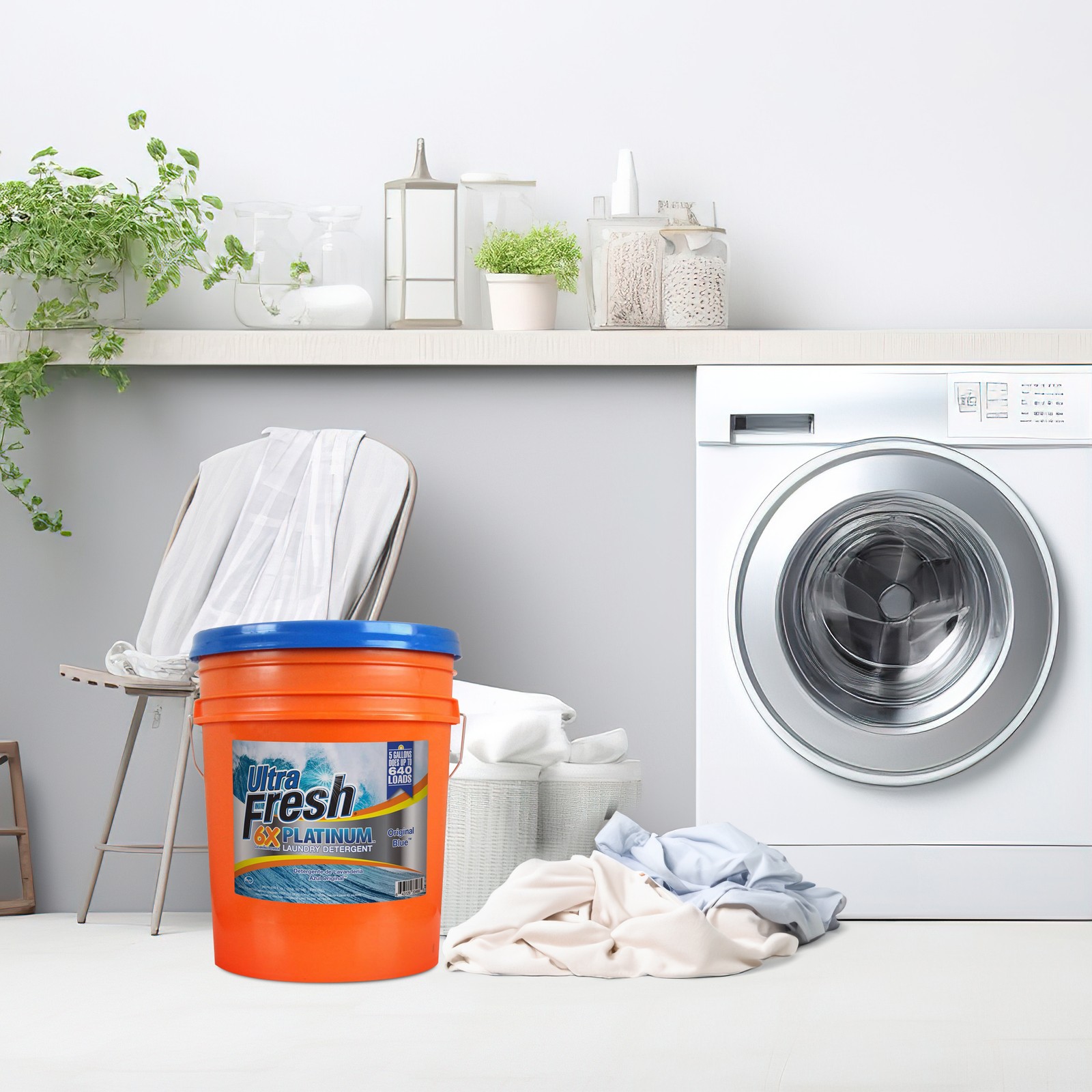 Ultra Fresh 6X Platinum Laundry Detergent & 2 Pack Platinum 6X Laundry Sheets