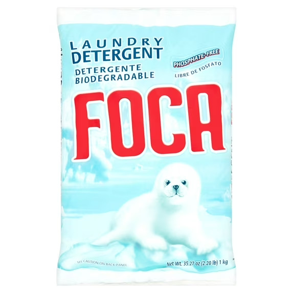 Foca Laundry Detergent, Household Use – 35.27 oz Biodegradable & Phosphate-Free