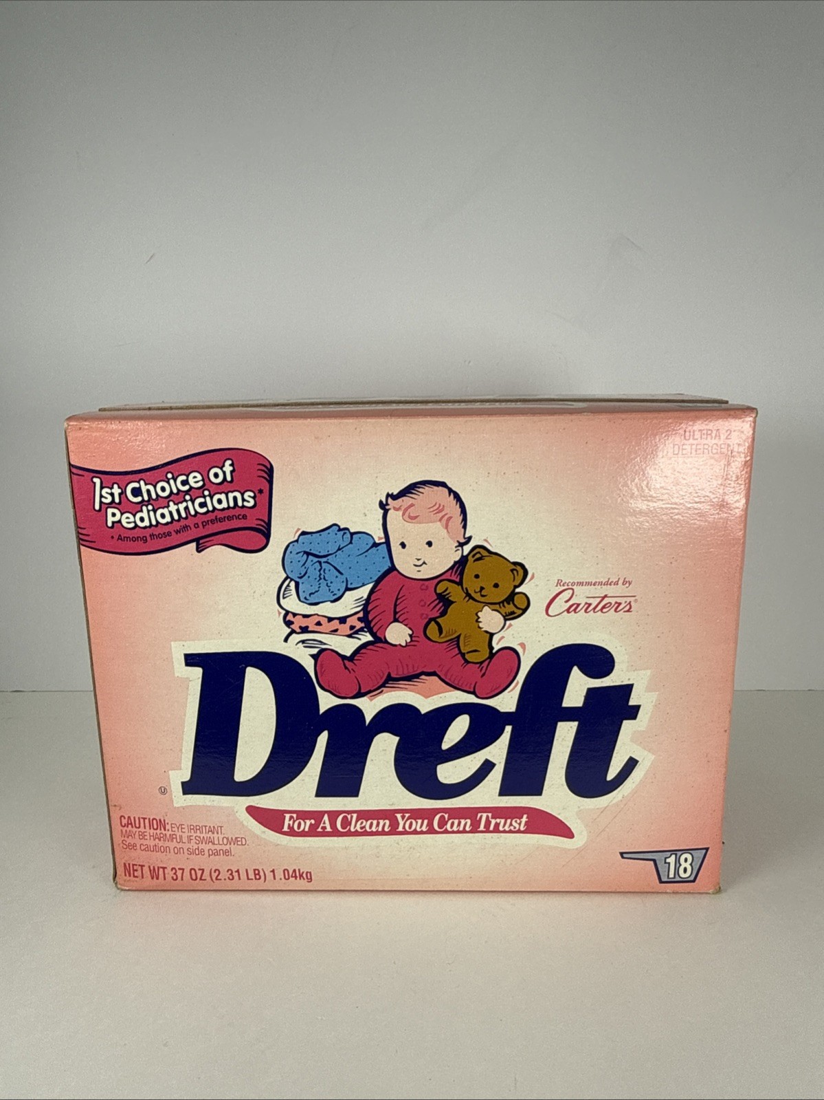 DREFT Laundry Detergent POWDER Baby 37 OZ Discontinued NOS