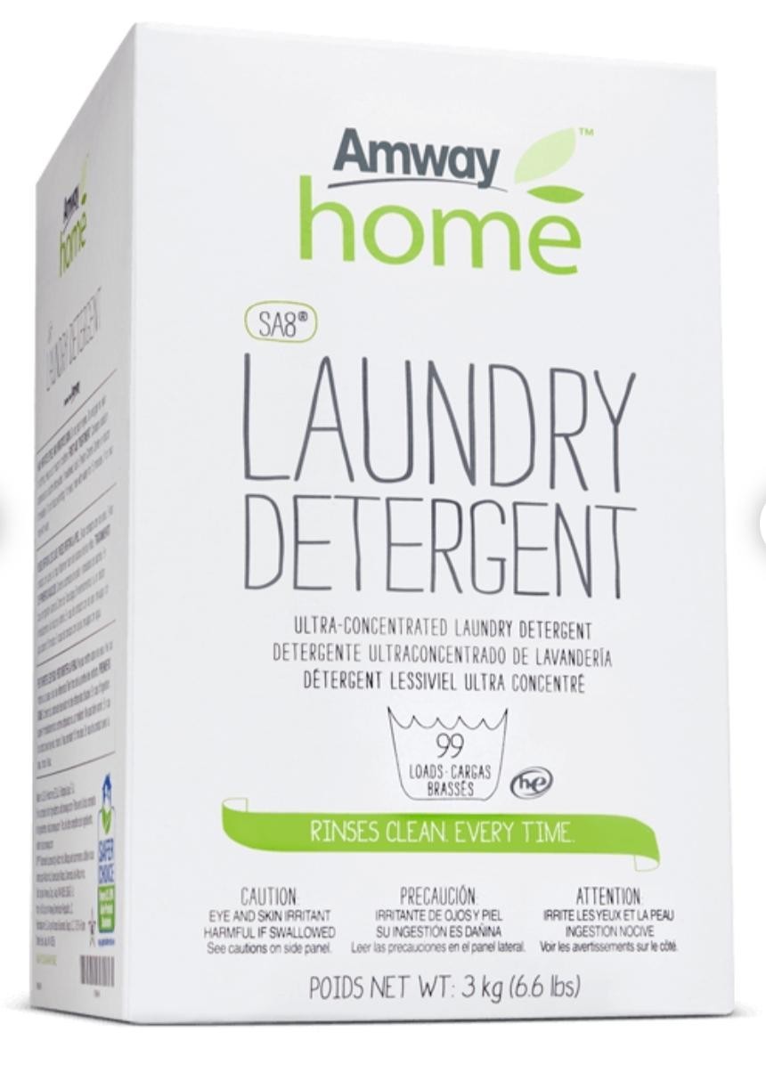 Amway Home SA8 Powder Laundry Detergent HE Compatible Unscented 99 Loads