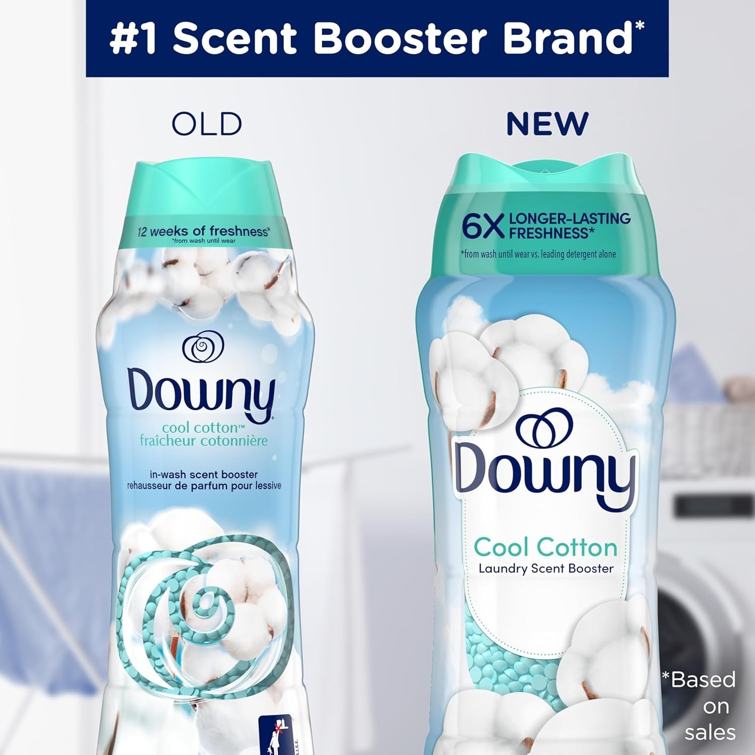 Long-Lasting Cool Cotton Scent Booster Beads, 24 oz – Freshness for Every Load