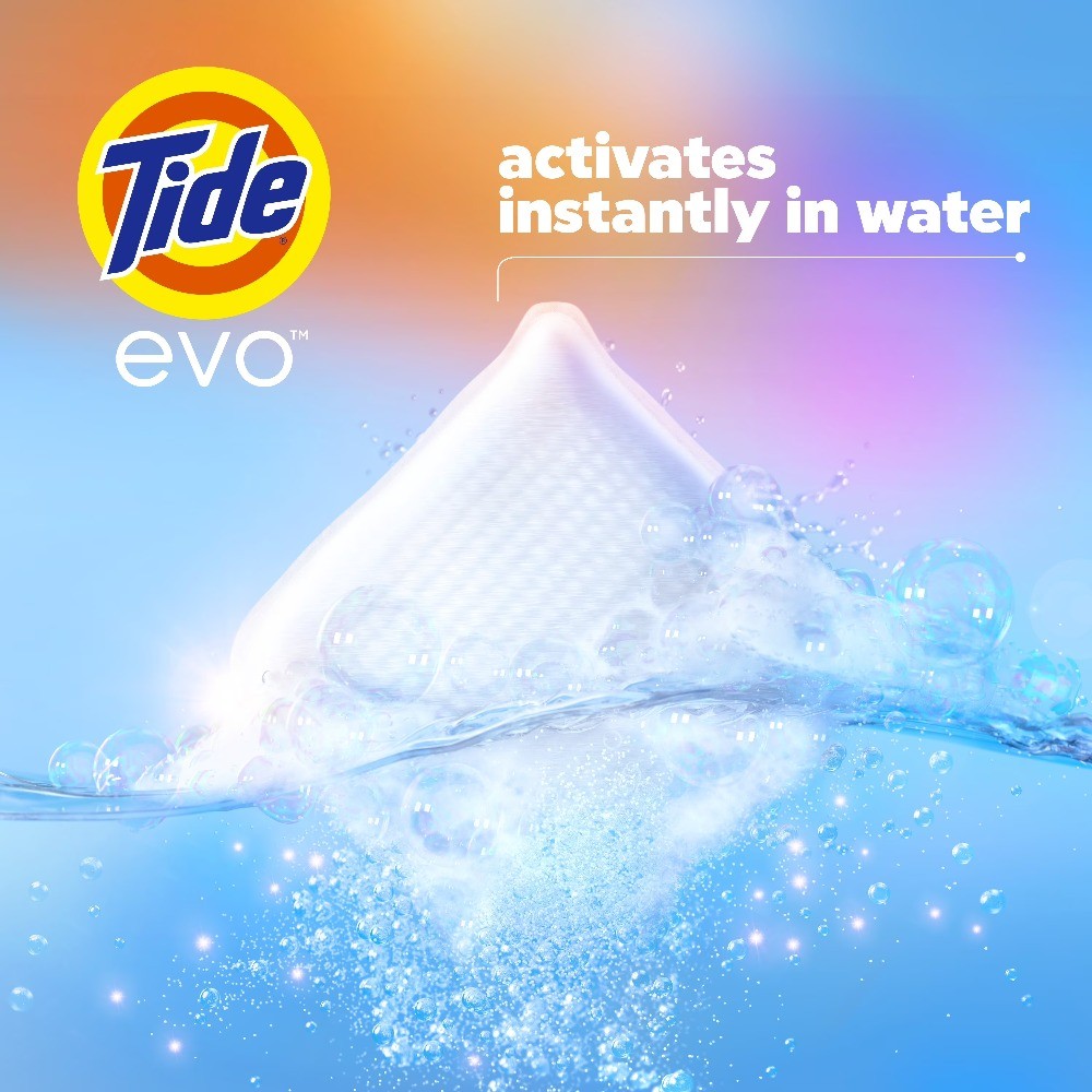 Laundry Detergent Tiles, 100% Concentrated, 6X Cleaning Power