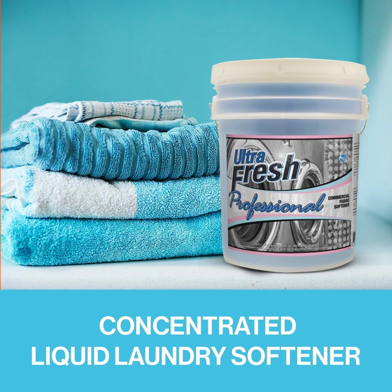 Ultra Fresh Professional Commercial Fabric Softener – Blue