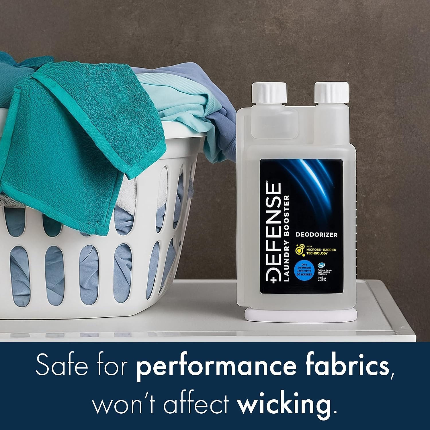 32 Fl Oz Unscented Laundry Additive for Stain and Odor Removal in Sports Gear