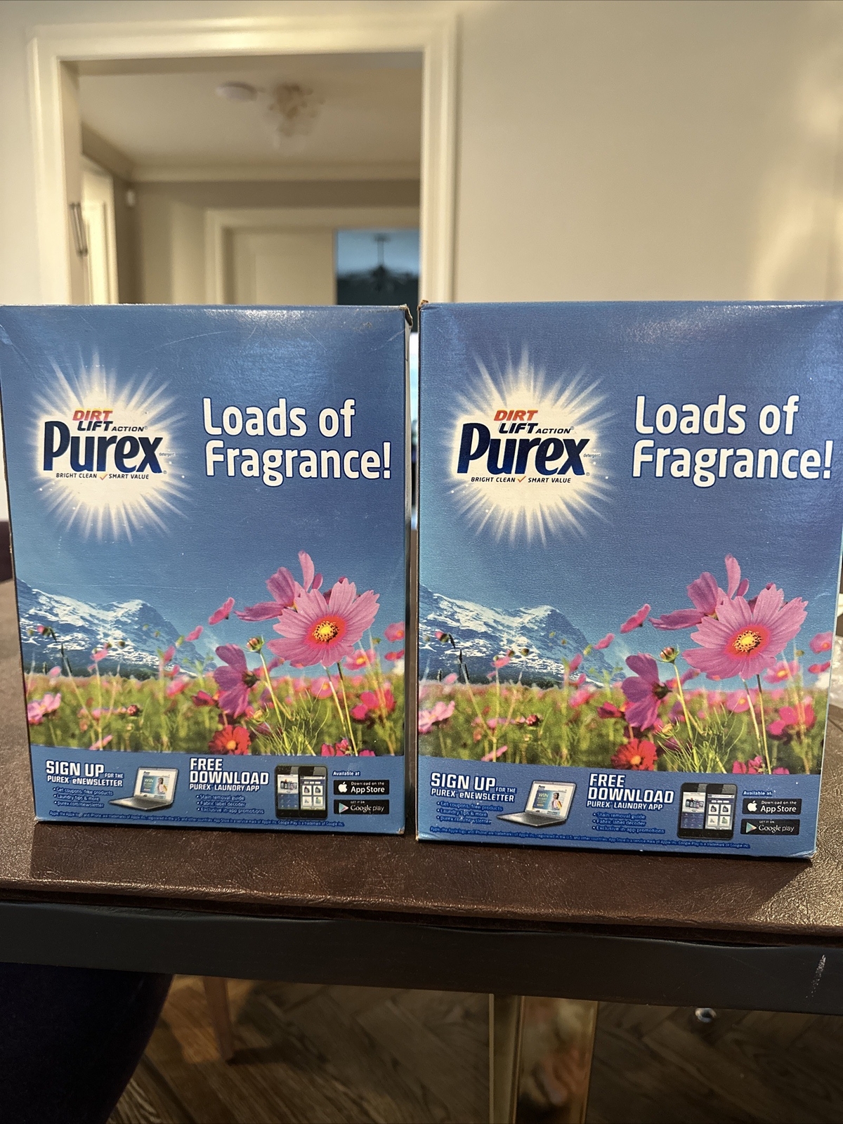 2 Purex DIRT LIFT ACTION W/ Crystals Laundry Detergent FRESH MOUNTAIN BREEZE NOS