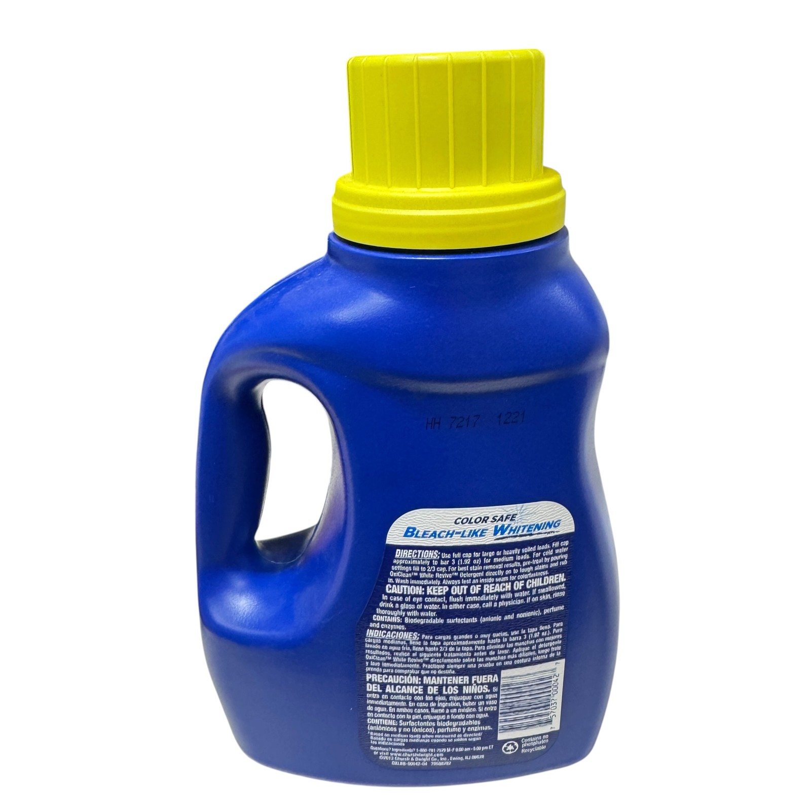 OxiClean HD White Revive Laundry Detergent Liquid 40oz Color Safe Bleach-Like