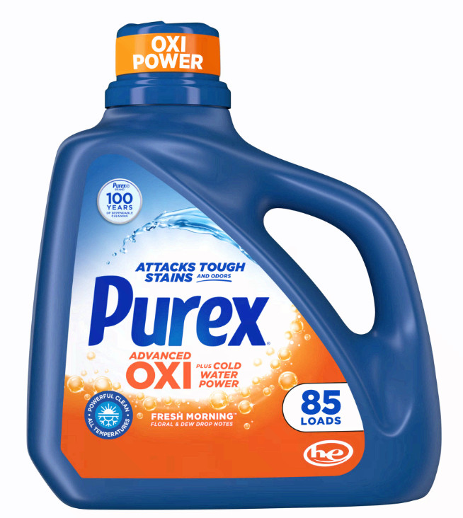 Purex Advanced Oxi with Odor Fighter, 128 fl oz, 85 loads