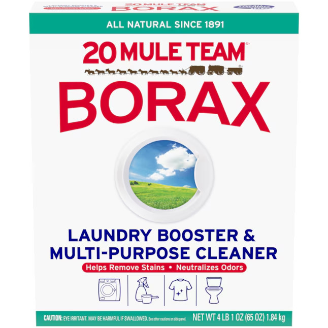 20 Mule Team Detergent Booster Laundry Stain Remover 65oz Multi Purpose cleaner