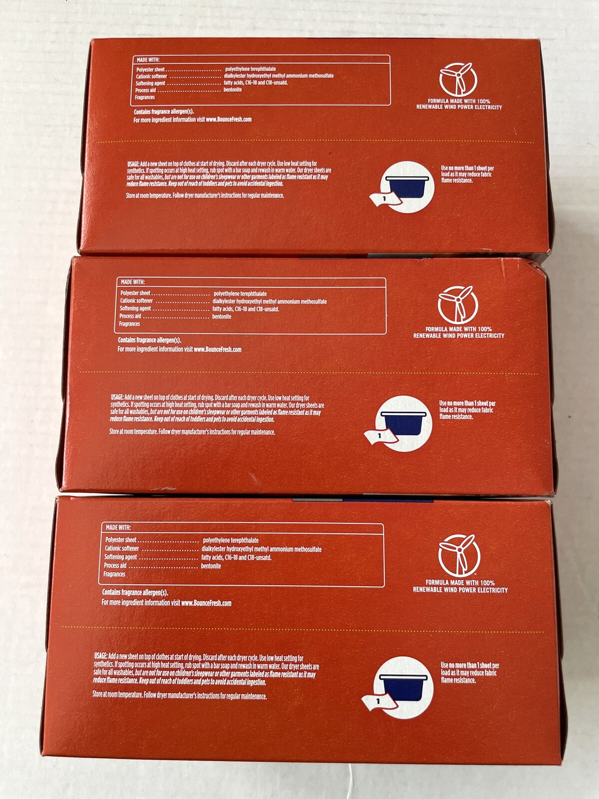 Bounce 3X Pet Hair Lint Guard Mega Sheets Fresh Scent Dryer Sheets 60 Ct X 3 Box