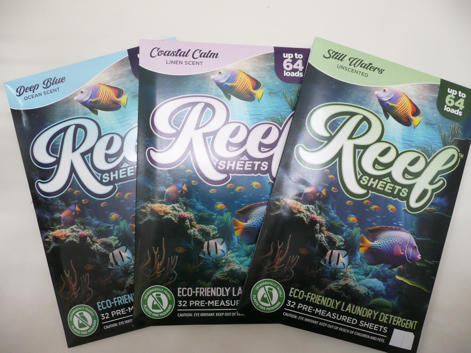 Reef Eco-Friendly Laundry Detergent Sheets up to 192 loads Hypoallergenic