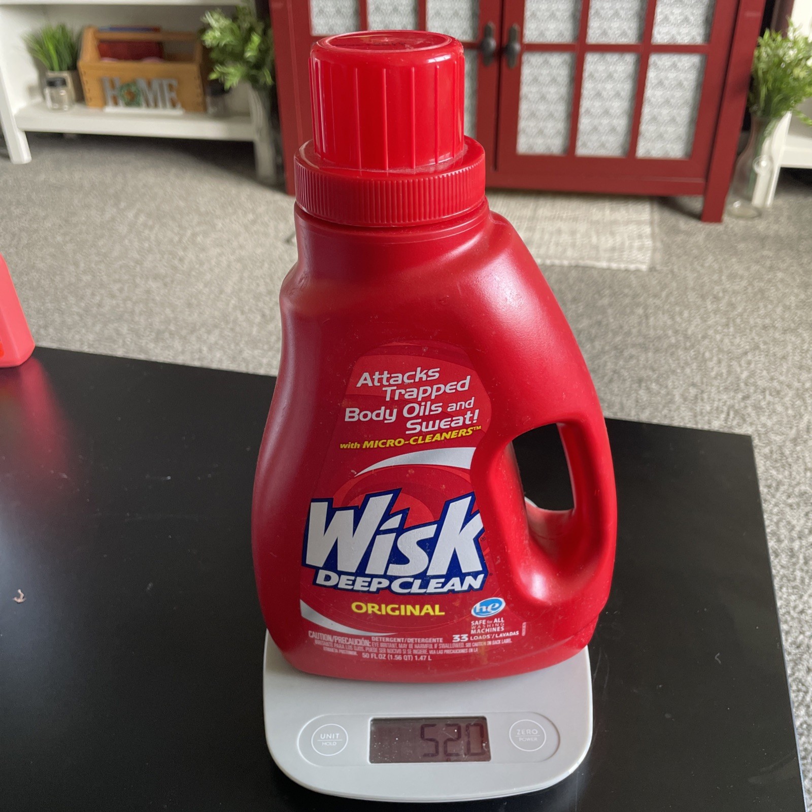 Wisk DEEP CLEAN ORIGINAL Laundry Detergent 33 Loads 50 oz 1.47 L Micro Cleaners