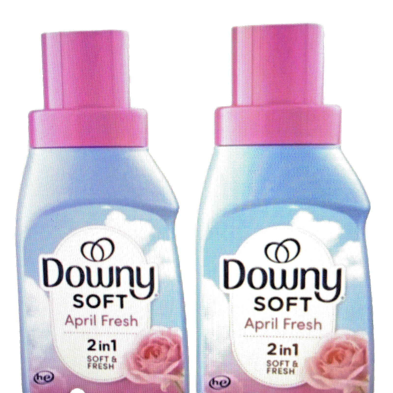 DOWNY SOFT (6 PACK) 8 OZ Each APRIL FRESH 2-In-1 Fabric Softner Fresh Fresh