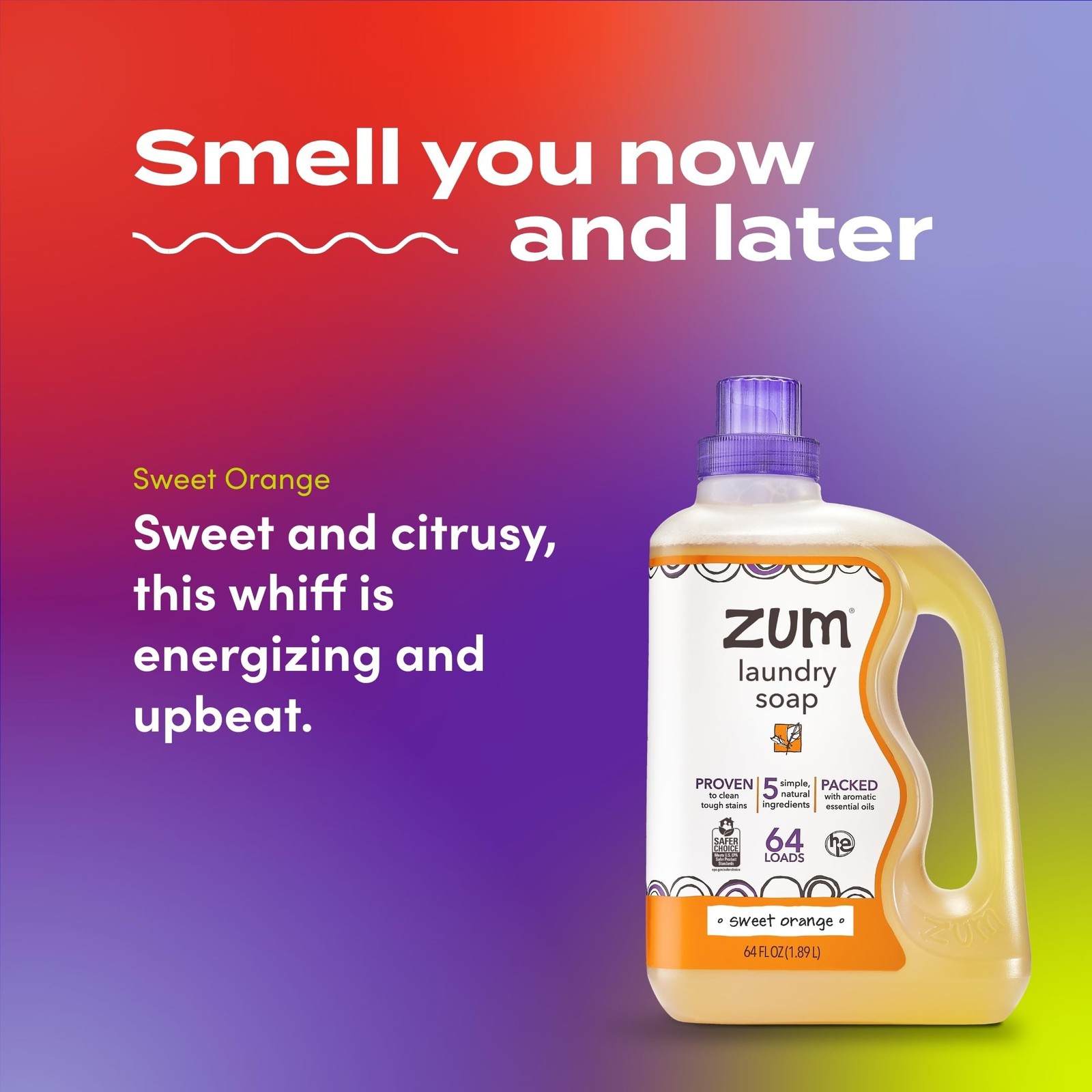 Zum Laundry Soap by – Liquid, Plant-Based Soap with Baking Soda, Essential Oi…