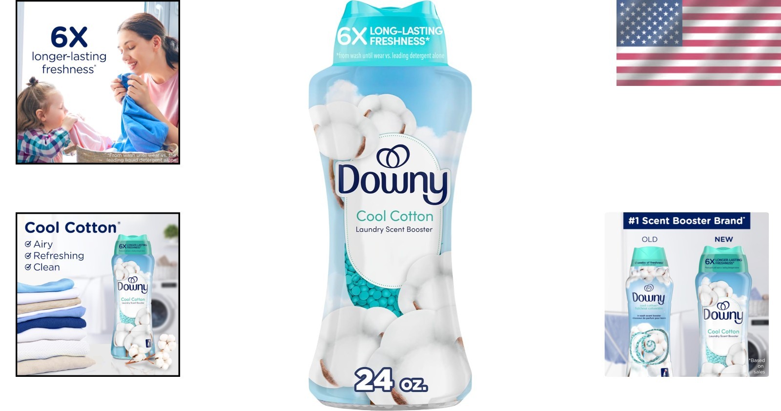 Long-Lasting Cool Cotton Scent Booster Beads, 24 oz – Freshness for Every Load