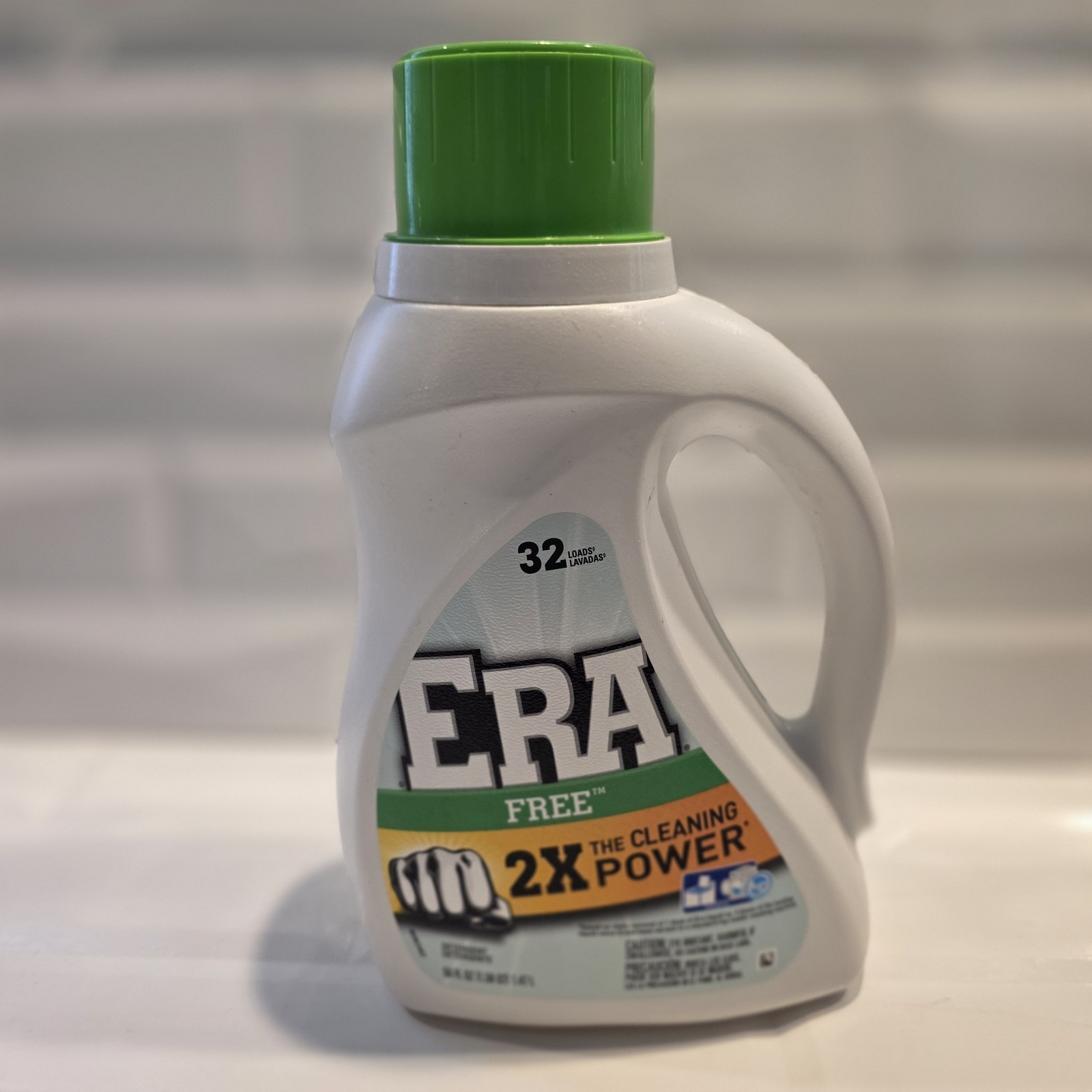 Era Free 2X Power Liquid Laundry Detergent, 32 Loads, 50 fl oz Discontinued HTF