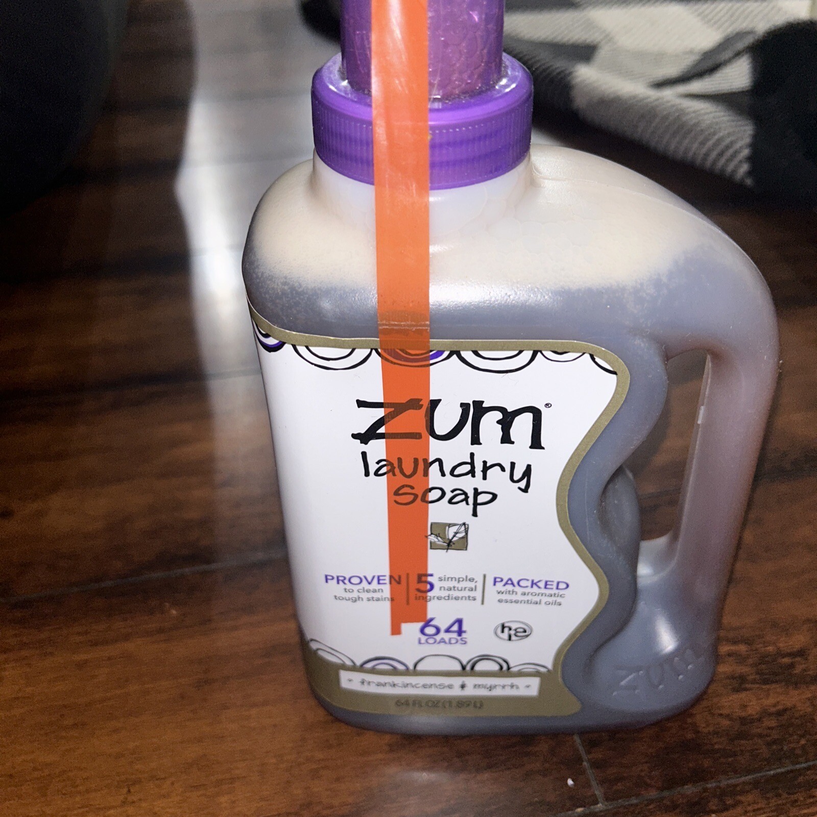 Indigo Wild Zum Clean Laundry Soap Frankincense Myrrh 64 fl oz