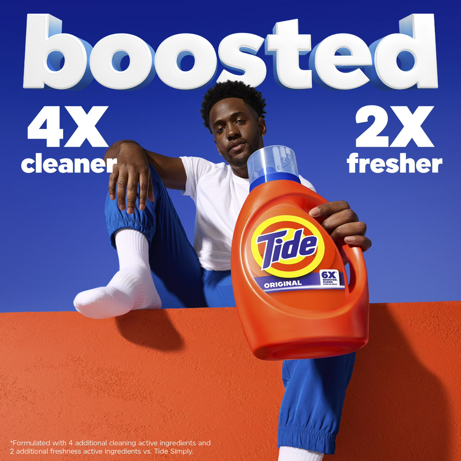 Tide Original Liquid Laundry Detergent 80 fl oz 64 Loads HE Compatible, 3 Pack