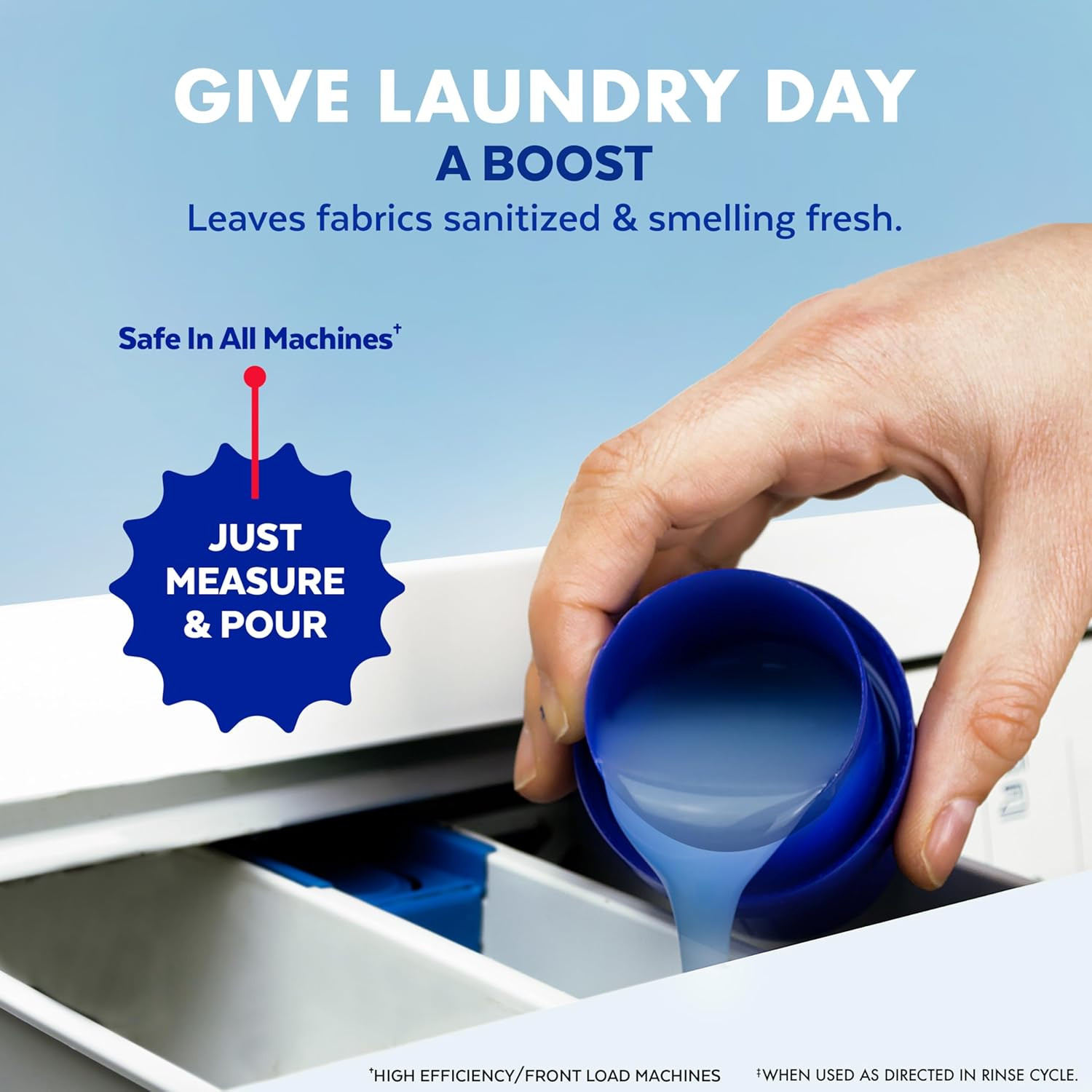 Lysol Disinfectant Laundry Sanitizer & Scent Booster, Laundry Detergent Additive