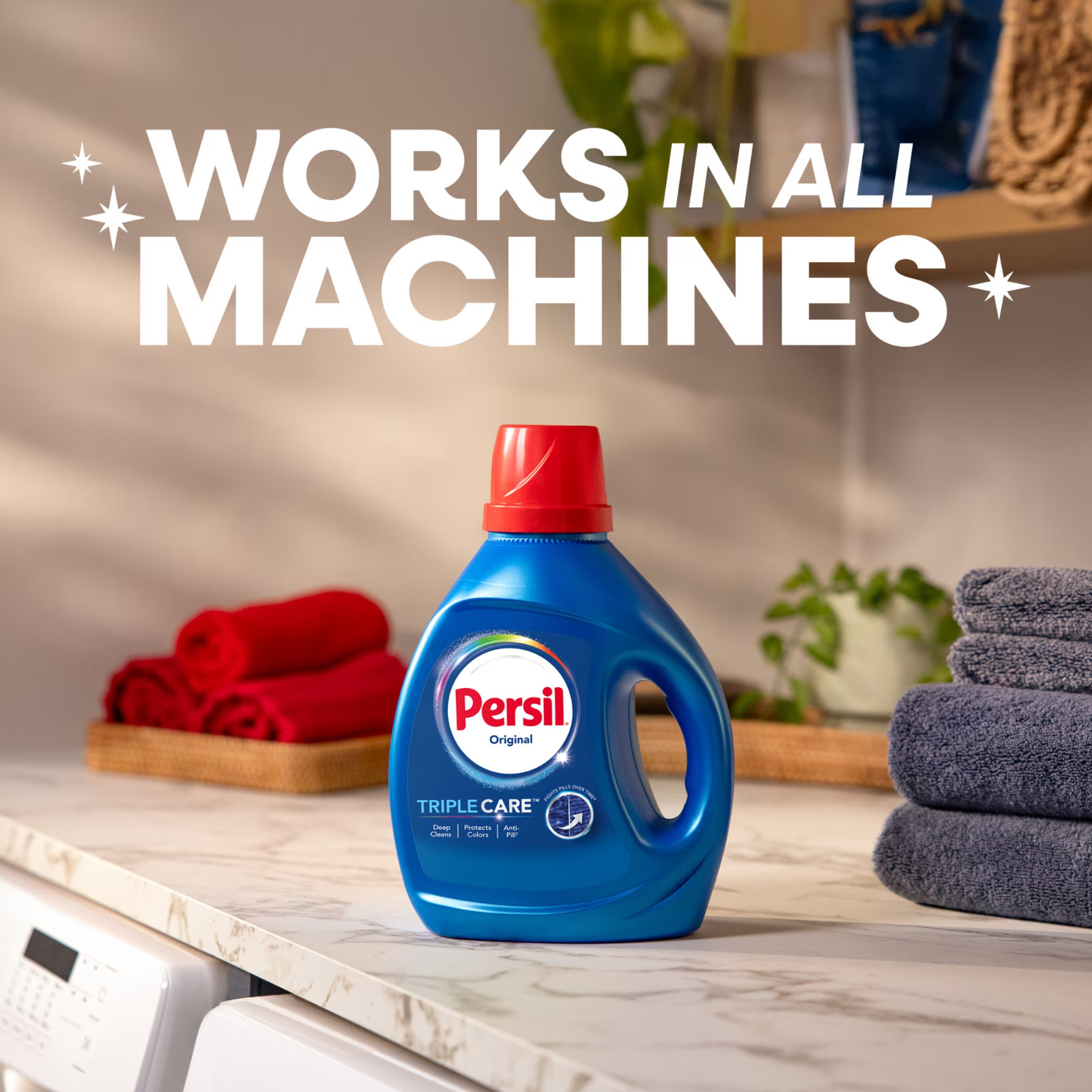 Persil Deep Clean Liquid Laundry Detergent, Original, 126 fl oz, 96 loads