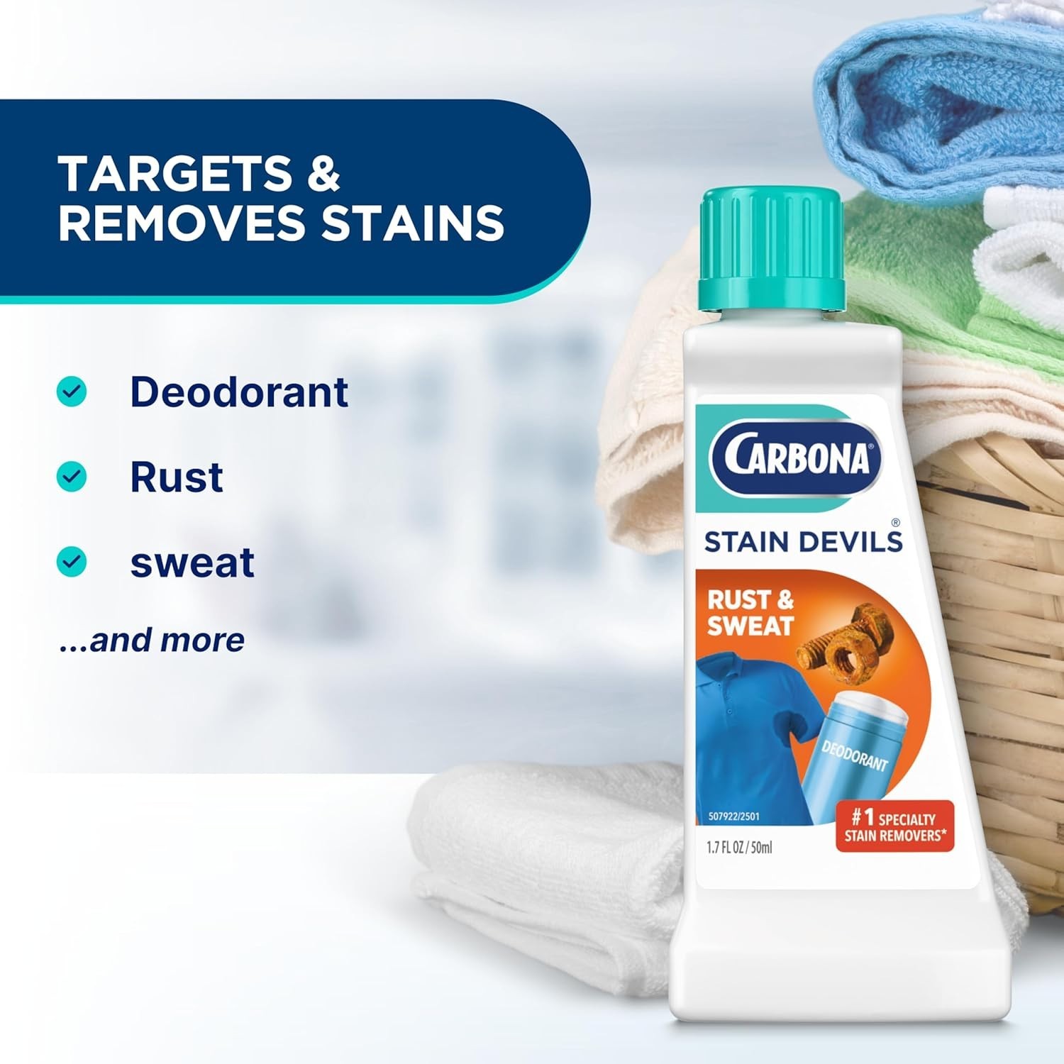 Carbona Stain Devils® #9 | Rust & Perspiration | Professional Strength Laundry S
