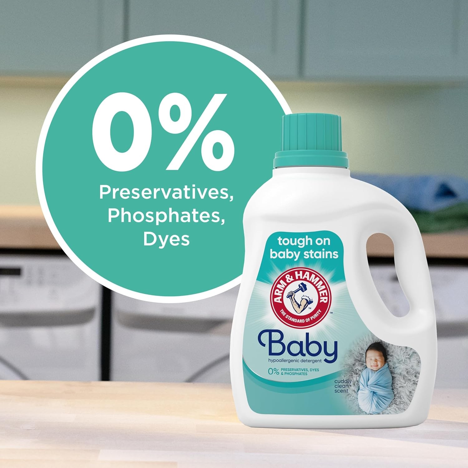 ARM & HAMMER Baby Liquid Laundry Detergent 100.5 oz 77 Loads