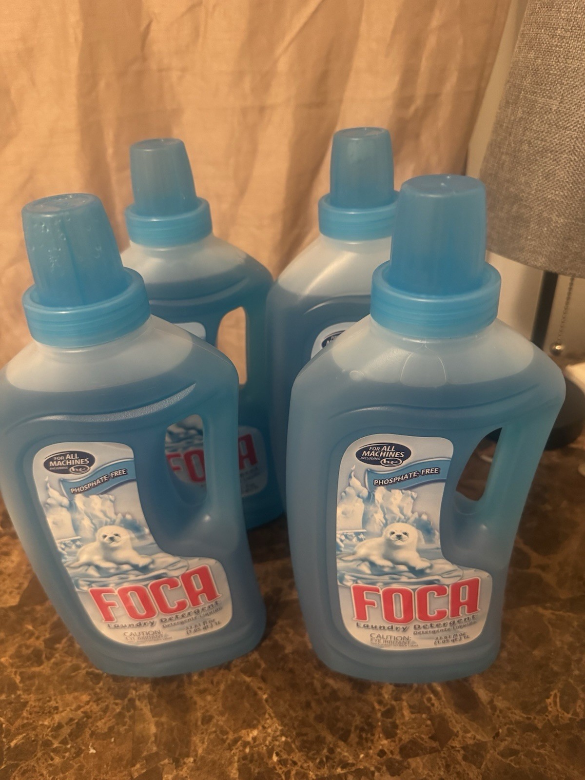 1 FOCA Liquid LAUNDRY DETERGENT Quart = 33.81 oz Bottle MEXICO 42663