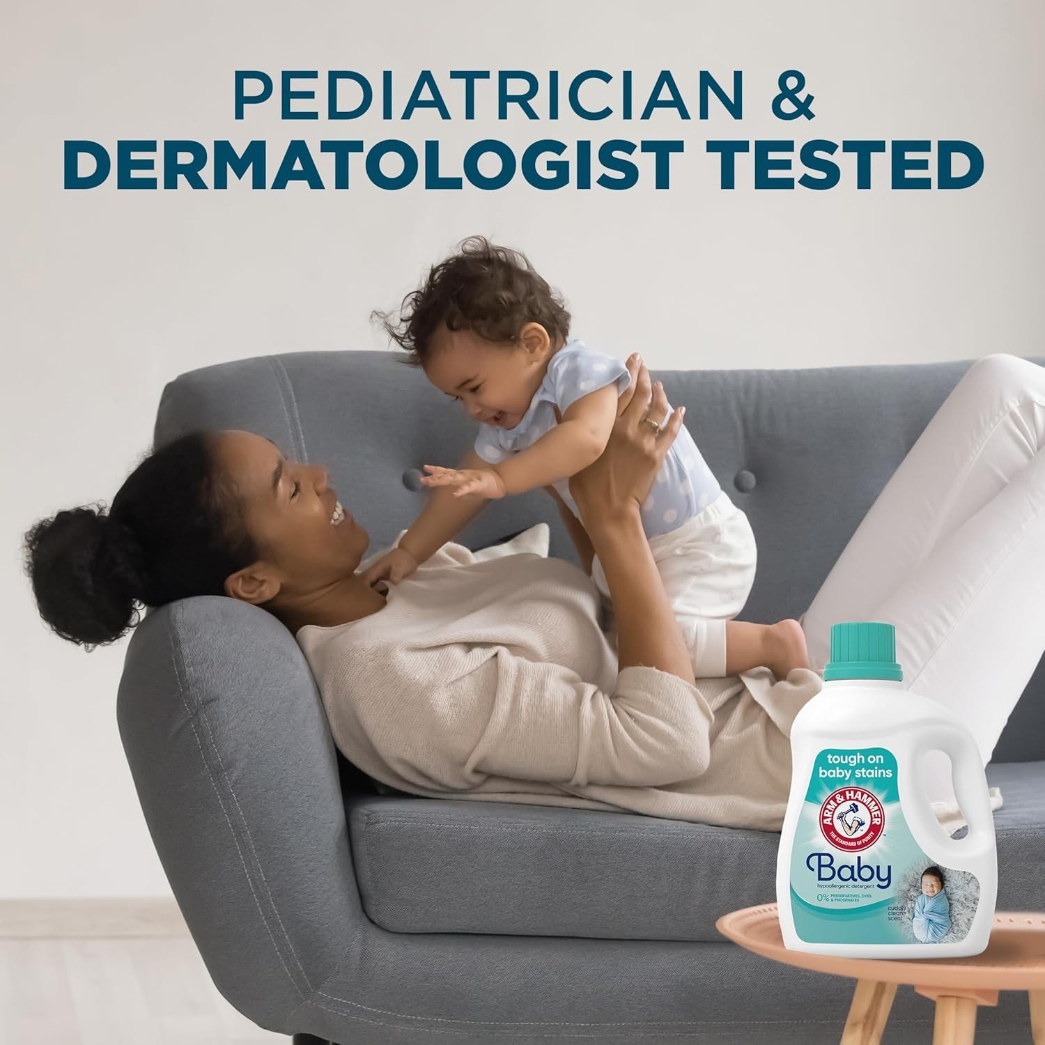 Pediatrician-Tested Hypoallergenic Liquid Laundry Detergent for Babies, 77 Loads