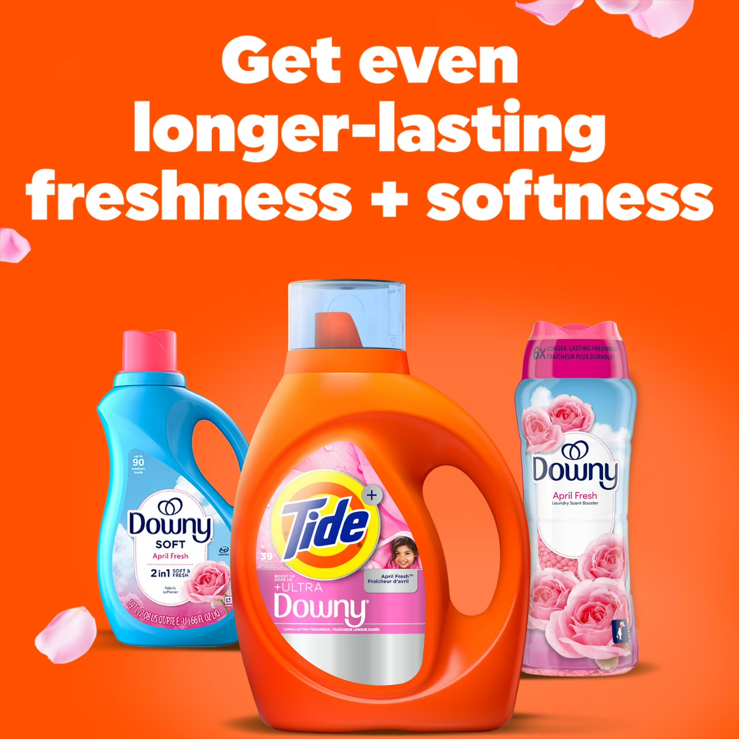 2 Pack Tide April Fresh Liquid Laundry Detergent Ultra Downy 117 fl oz 83 Loads