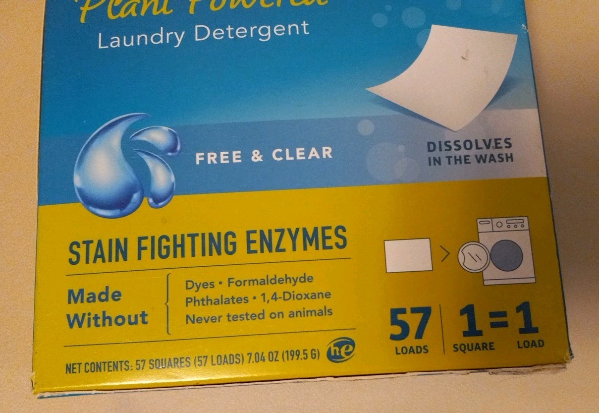 ECOS Plant Powered Laundry Detergent Free & Clear 57 Loads New