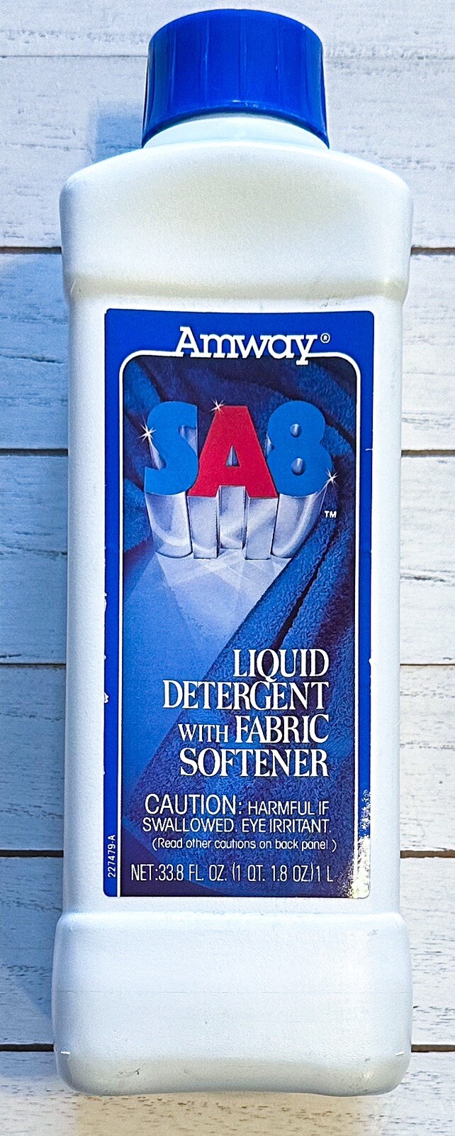 Vintage 1987 Laundry Detergent & Fabric Softener Liquid 33.8 Fl Oz SA8 1980’s