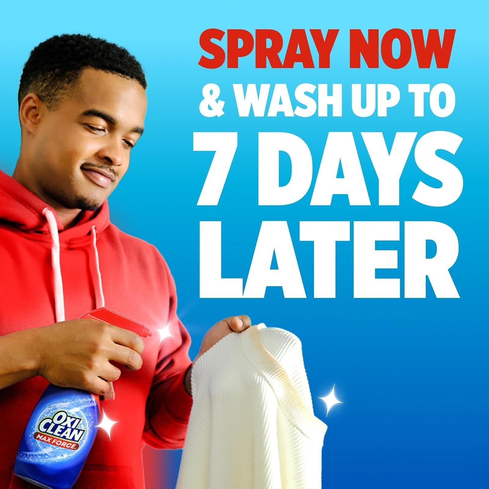 OxiClean Max Force Laundry Stain Remover Spray 48 fl oz – Color Safe