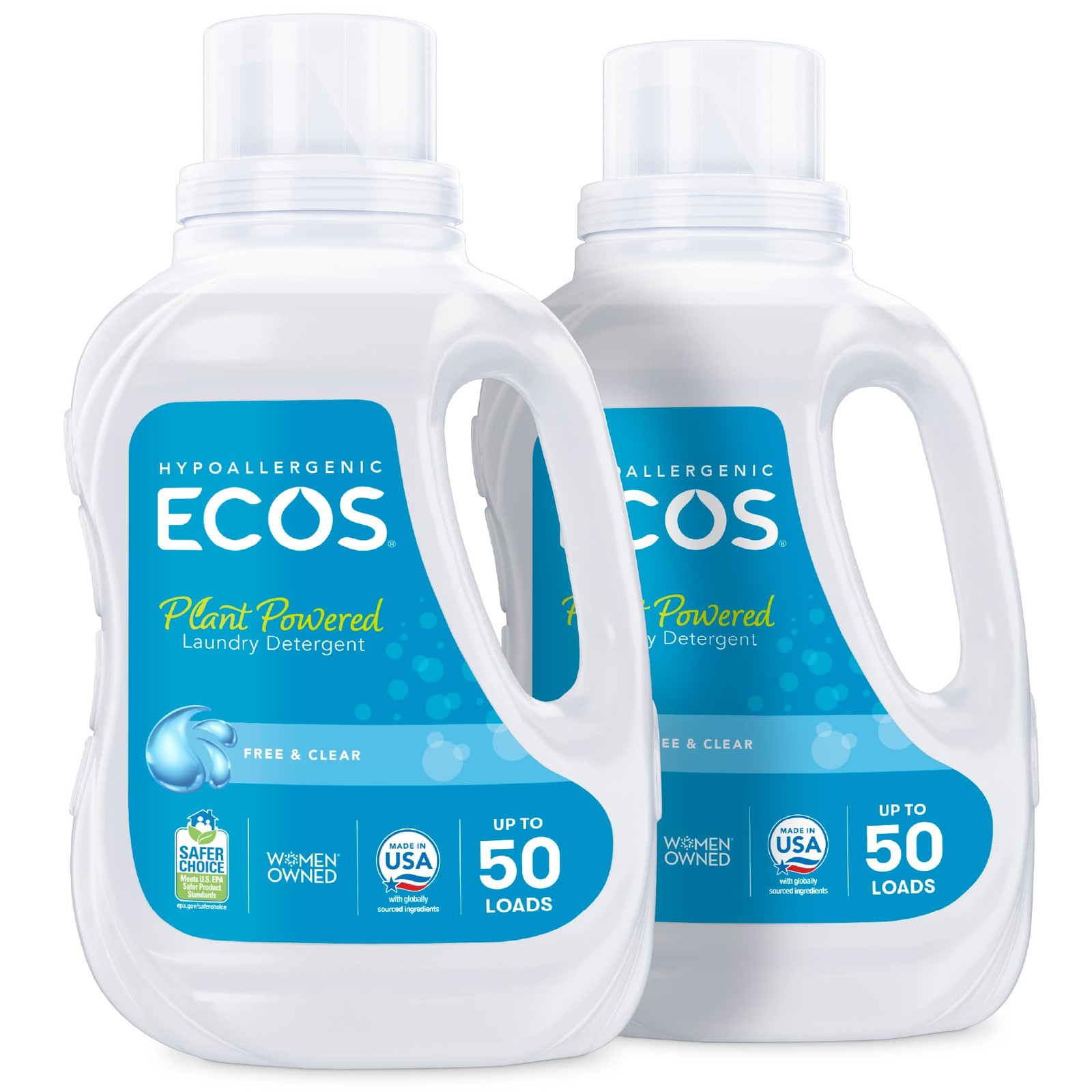 Laundry Detergent Liquid, 100 Loads – Dermatologist Tested Laundry Soap – Hyp…
