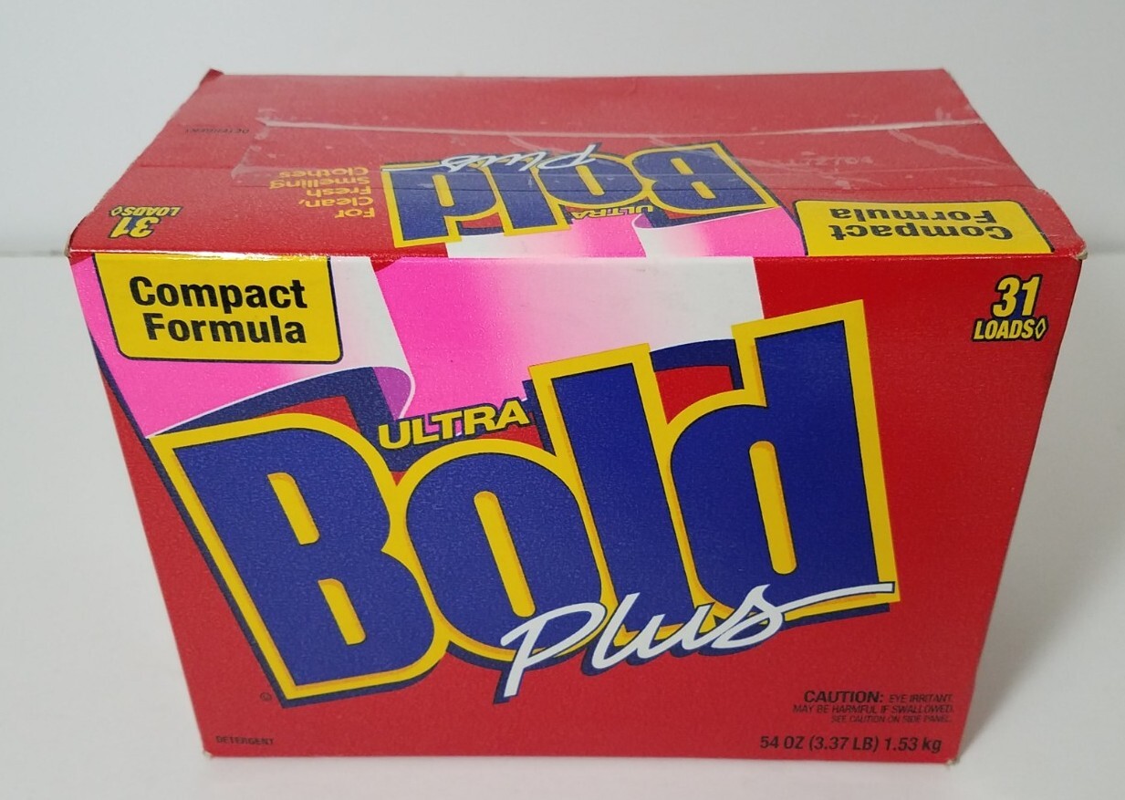 1-Ultra Bold Plus Laundry Detergent 31 Loads Compact Formula Powder