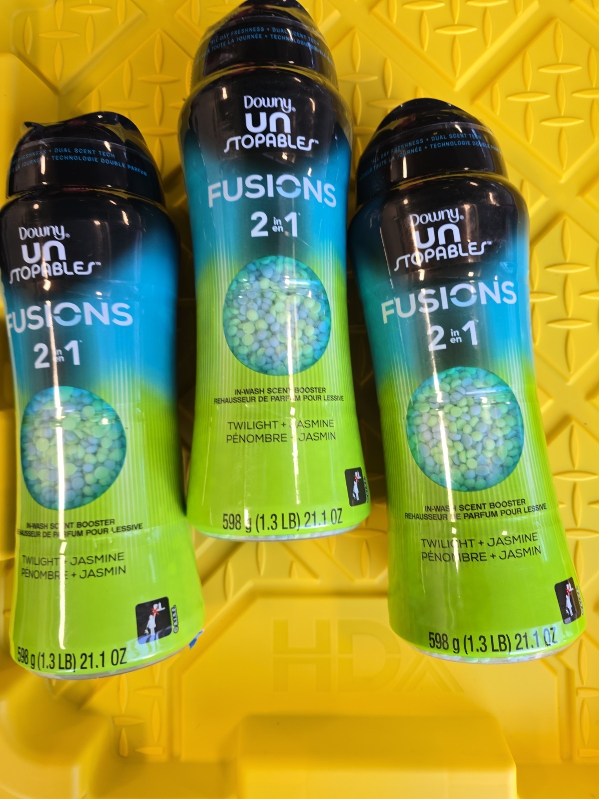 Downy Unstopables Fusions Twilight + Jasmine 2n1 21.1oz Boosters Lot Of 3