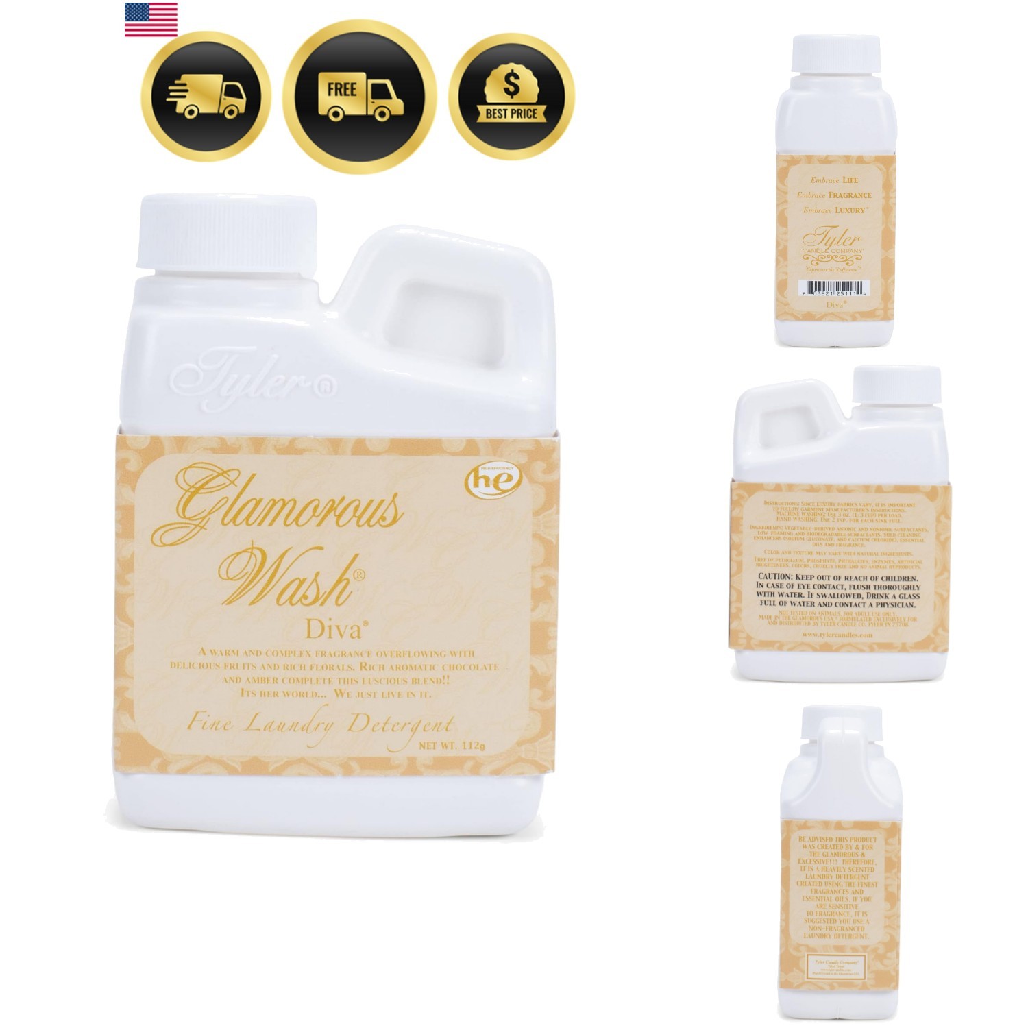 Diva Glamorous Wash 4oz