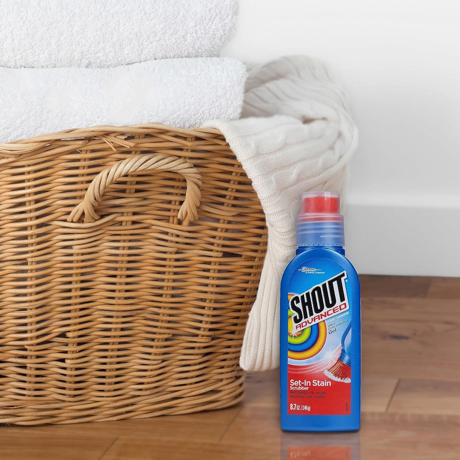 Stain Remover Brush, Ultra Concentrated Gel with Built-In Scrubbe