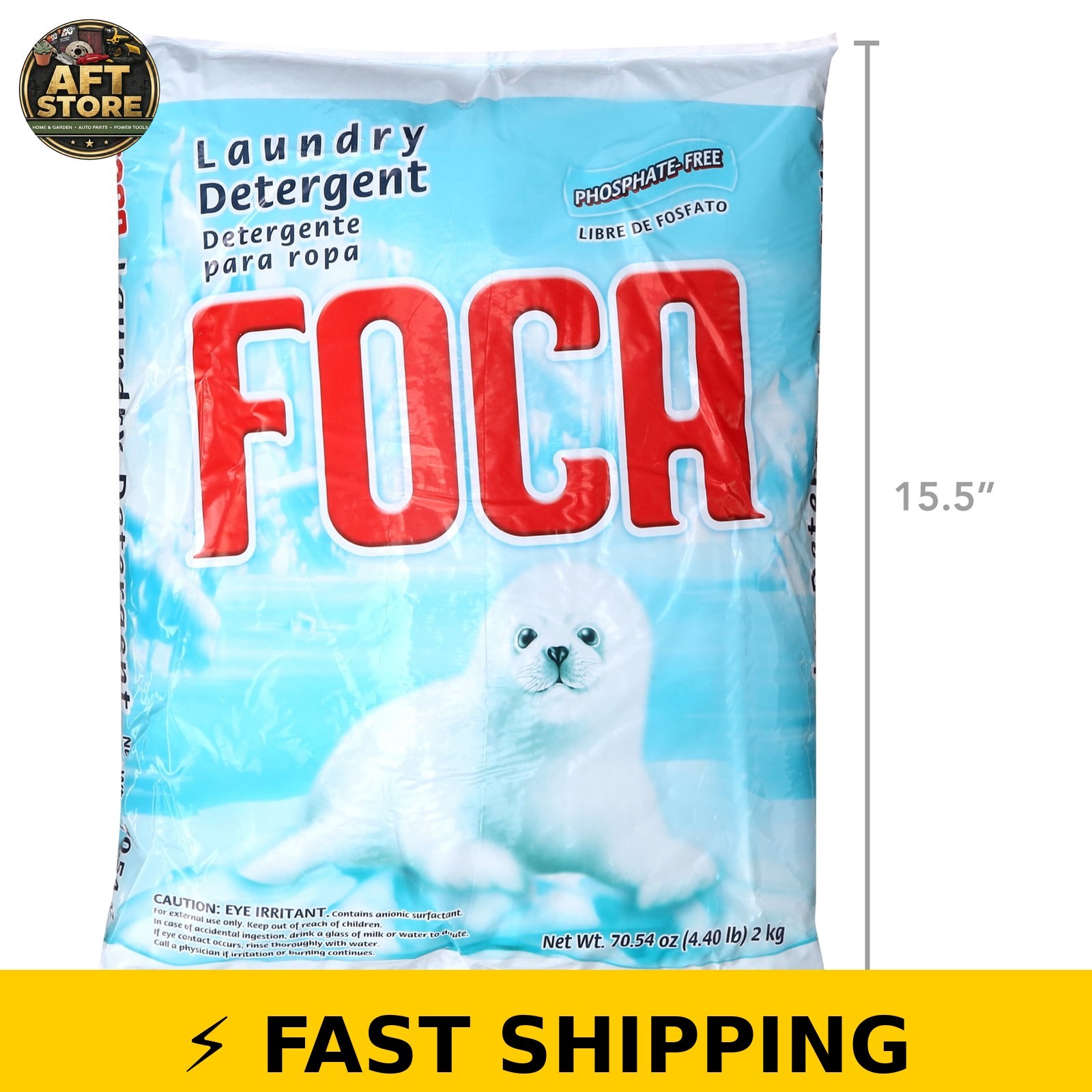Foca Laundry Detergent 3 Pack – Biodegradable & Phosphate-Free