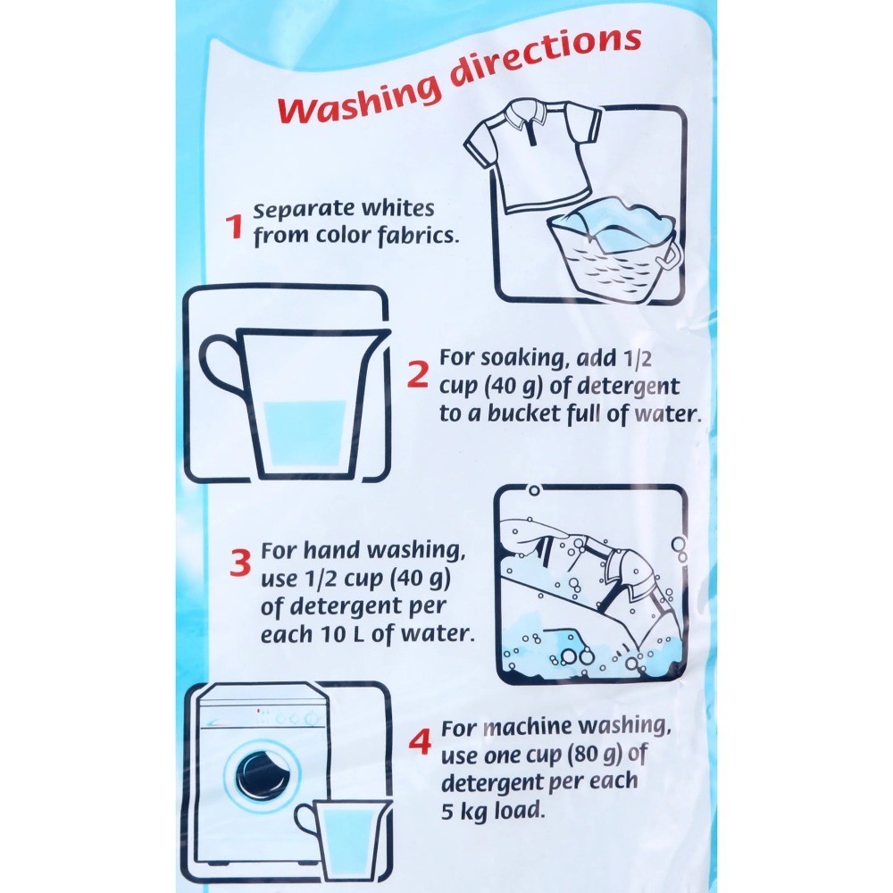 Powder Laundry Detergent for Household Use All Ages Biodegradable Phosphate-Free
