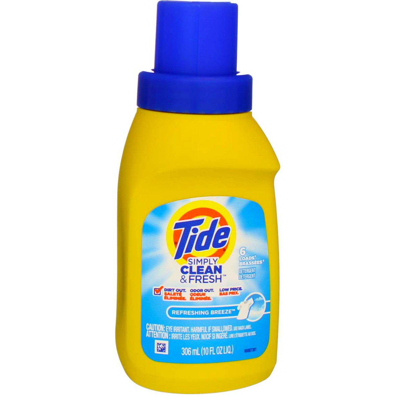 2 Pack Tide Simply Clean and Fresh Laundry Detergent Liquid, Refreshing Breez…